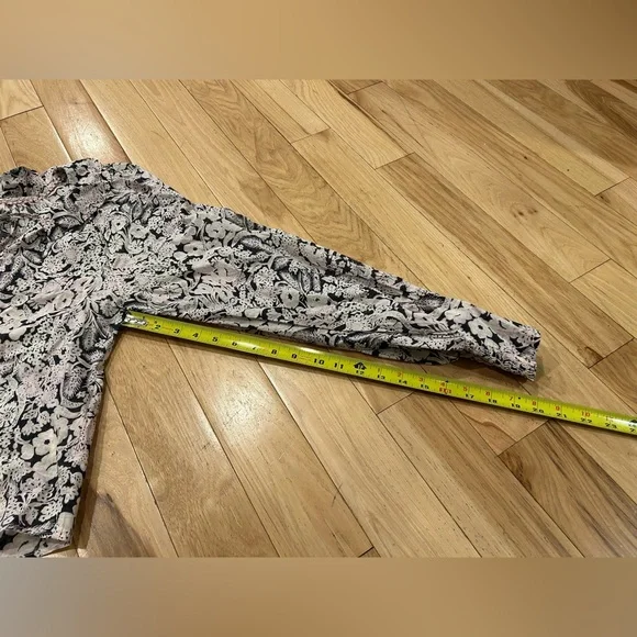 NWT by Anthropologie Peasant Blouse Top - White, Pink and Blue - Women’s Size XS - Picture 8 of 9